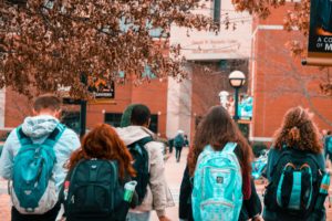 student moving