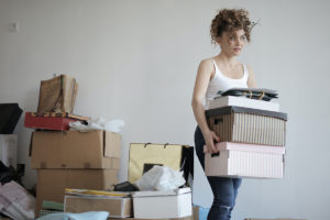packing a messy house